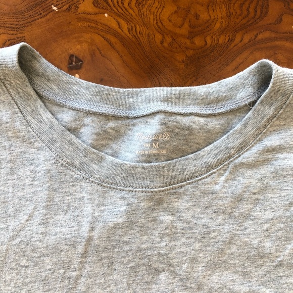 Madewell Grey T-shirt - Picture 3 of 11